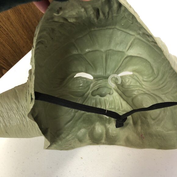 Vtg Yoda Collectors Rubber Mask Lucas Film TM Costume Made In Mexico - Picture 10 of 10